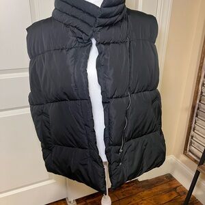 Urban Outfitters Charcoal Puffer Jacket